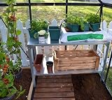Palram Steel Work Bench Greenhouse Accessory 2 Tier Shelving System view 5