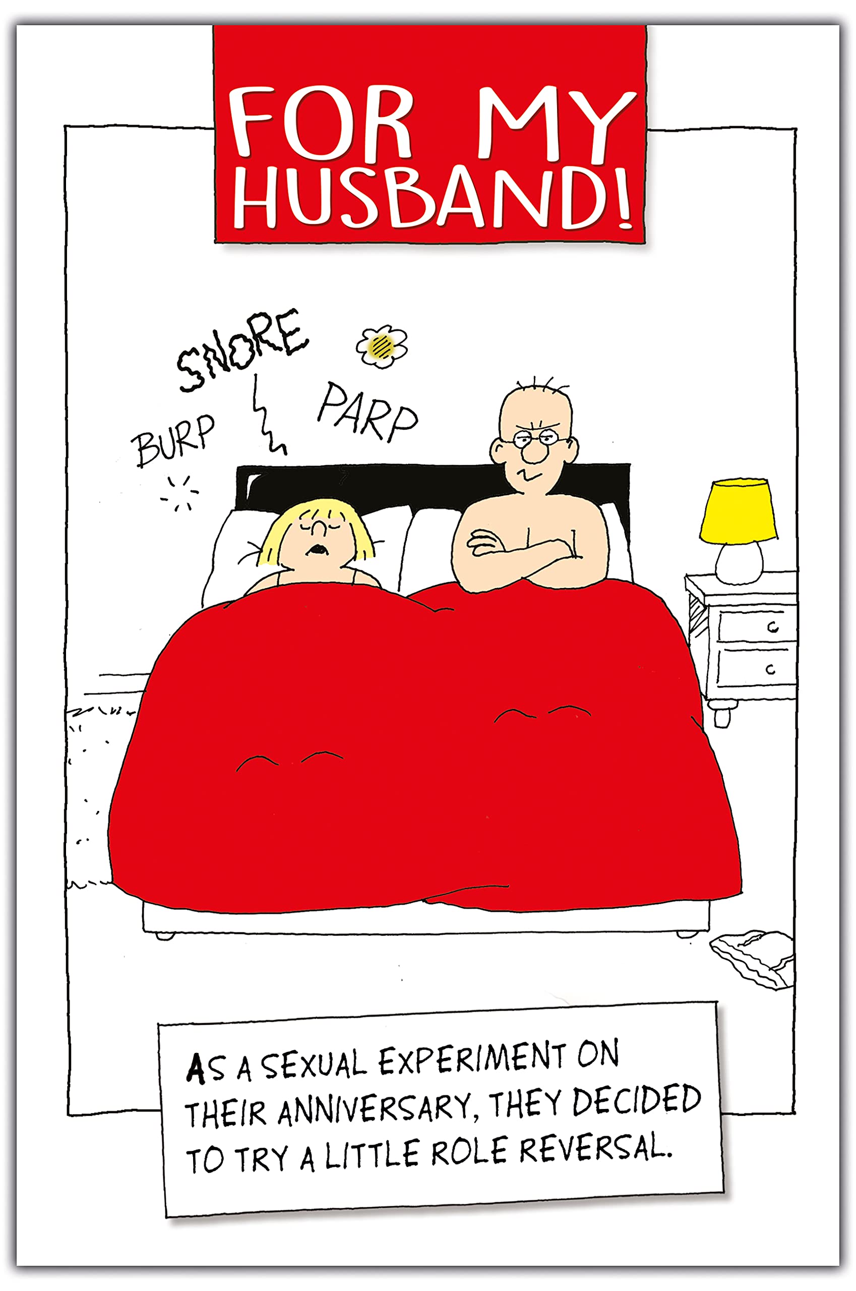 Husband Anniversary Card, Funny Anniversary Card For Husband, Anniversary Card Husband, Greetings Card, 159x235mm