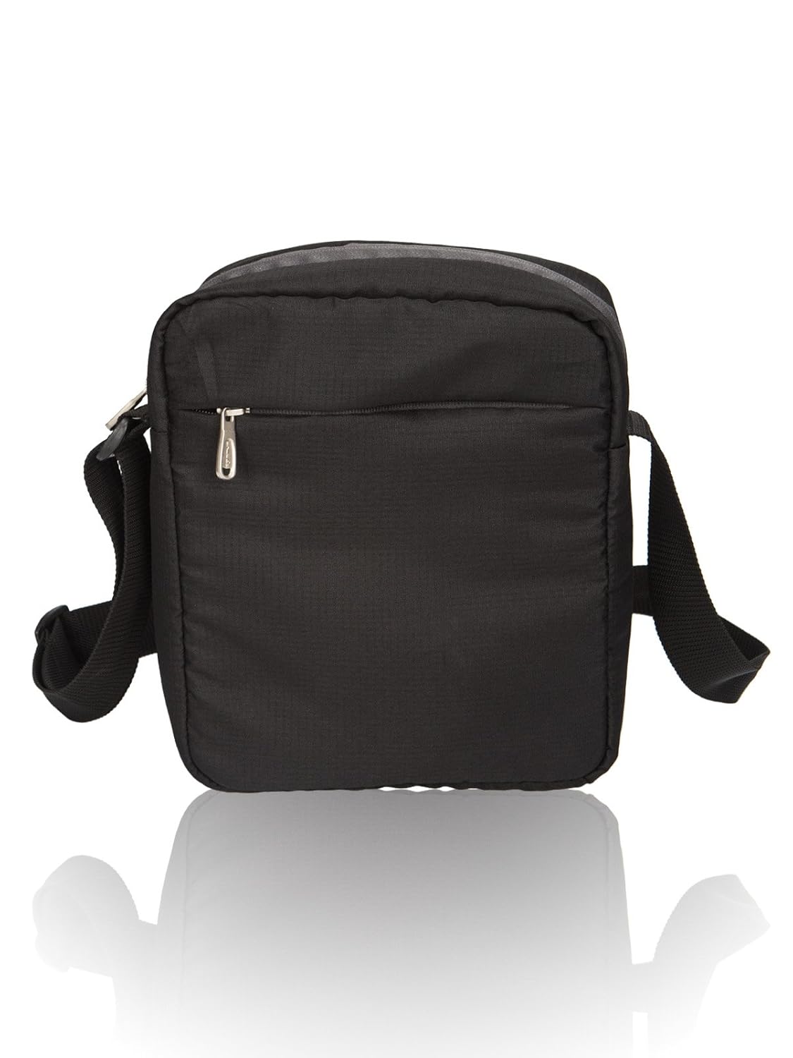 cosmus polyester black sling & cross-body bag for unisex