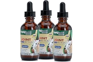 LIQUIDHEALTH 2.3 Oz Liquid Cat Glucosamine Joint Purr-Fection - Hip and Joint Health Relief Support, Chondroitin Feline Droppers -Senior Older Cats, Kittens - (3 Pack)