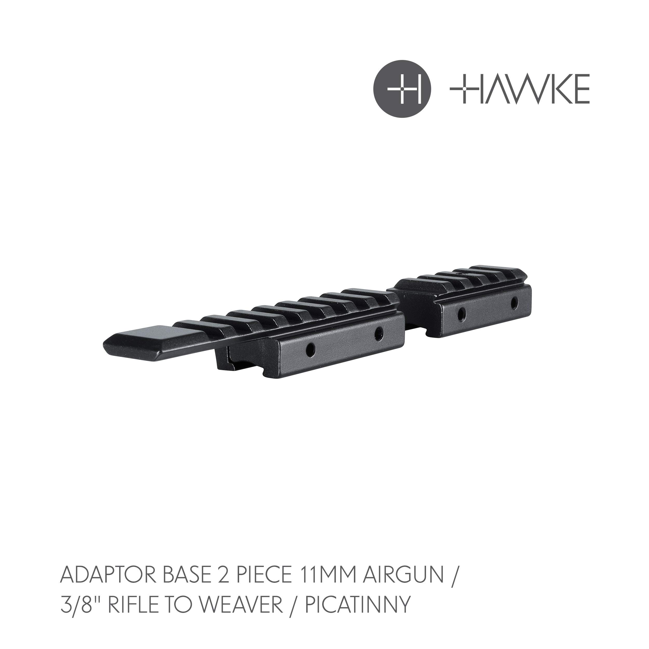 Hawke Adaptor Base 9-11mm Airgun or 3/8" Rifle to Weaver/Picatinny with extension