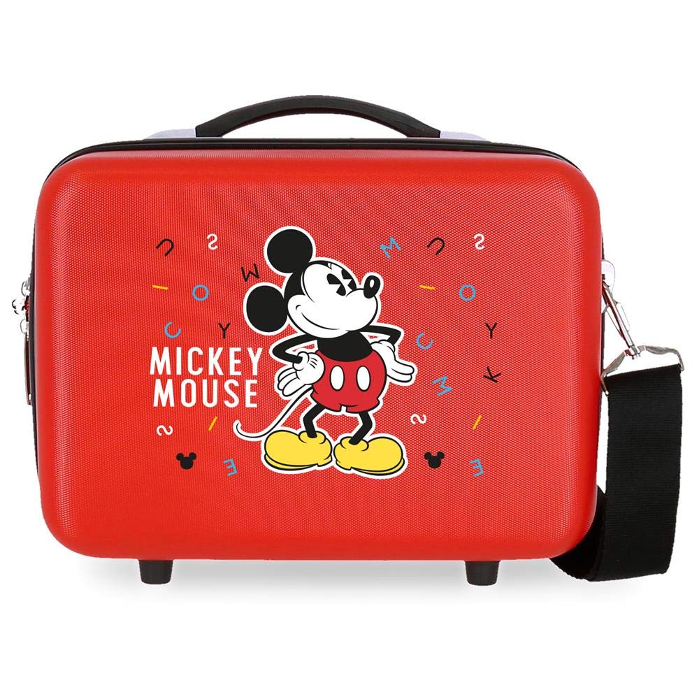 Have a Good Day Mickey Red ABS Adaptable Beauty Case