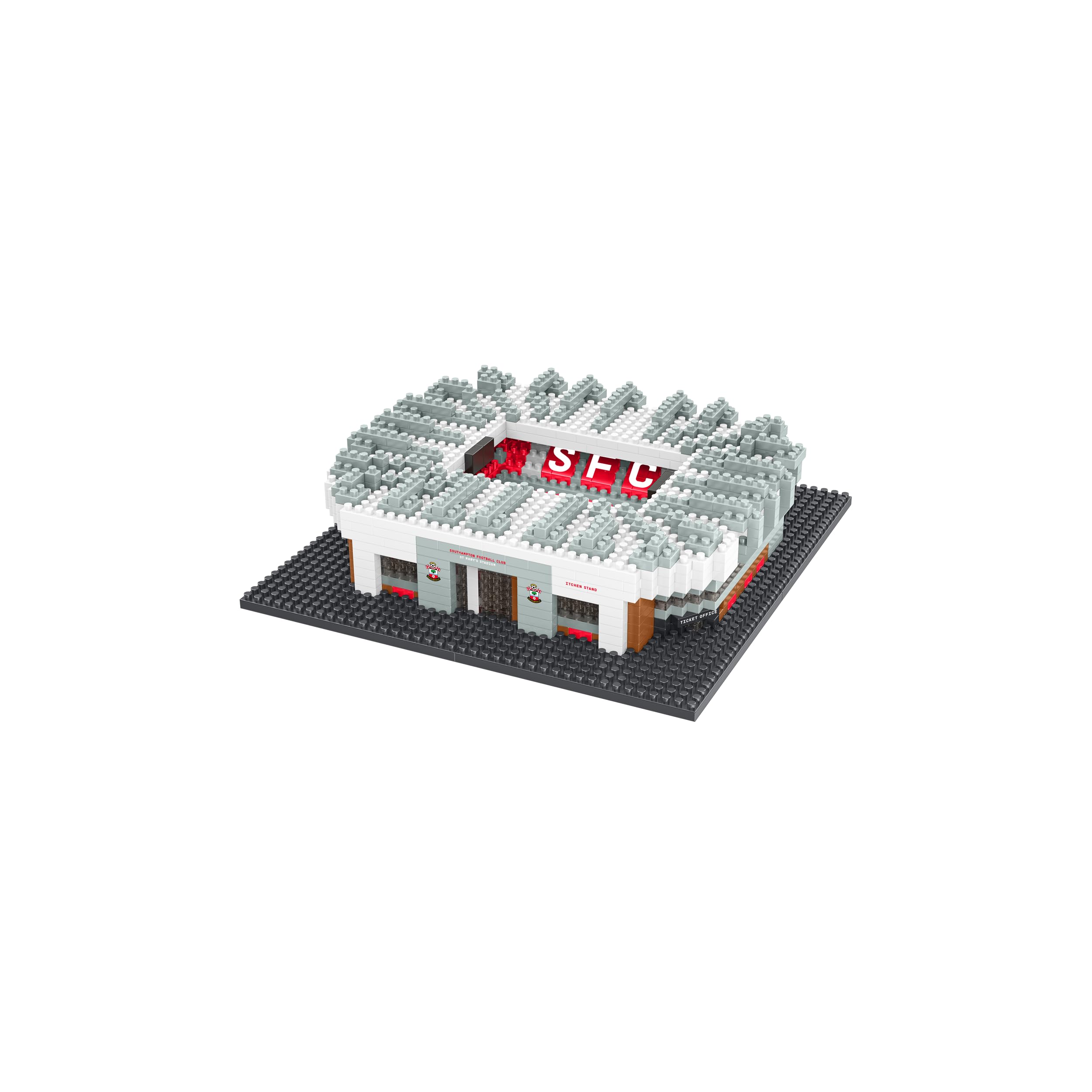 FOCO Officially Licensed Southampton FC St Mary's Stadium BRXLZ Mini Stadium 3D Bricks Construction Toy Model