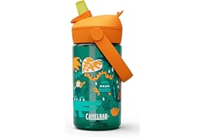 CamelBak Thrive Flip Straw Kids Bite Valve Tritan Renew Water Bottle 14oz