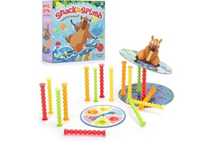 Educational Insights Snack or Splash - Learning Games for Kids Ages 4-8, Toddler Board Games, Strategy Topple Game, Tabletop 