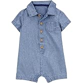 Carter's Baby Boys' One Piece Short Sleeve Romper