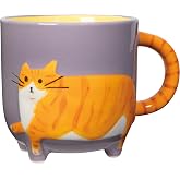 Jubilee Ginger Cat Stoneware Critter Mug