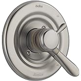 Delta Faucet Lahara 17 Series Dual-Function Shower Handle Valve Trim Kit, Stainless T17038-SS (Valve Not Included)