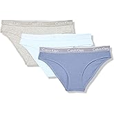 Calvin Klein womens Motive Cotton Multipack Bikini Panty 3 Pack