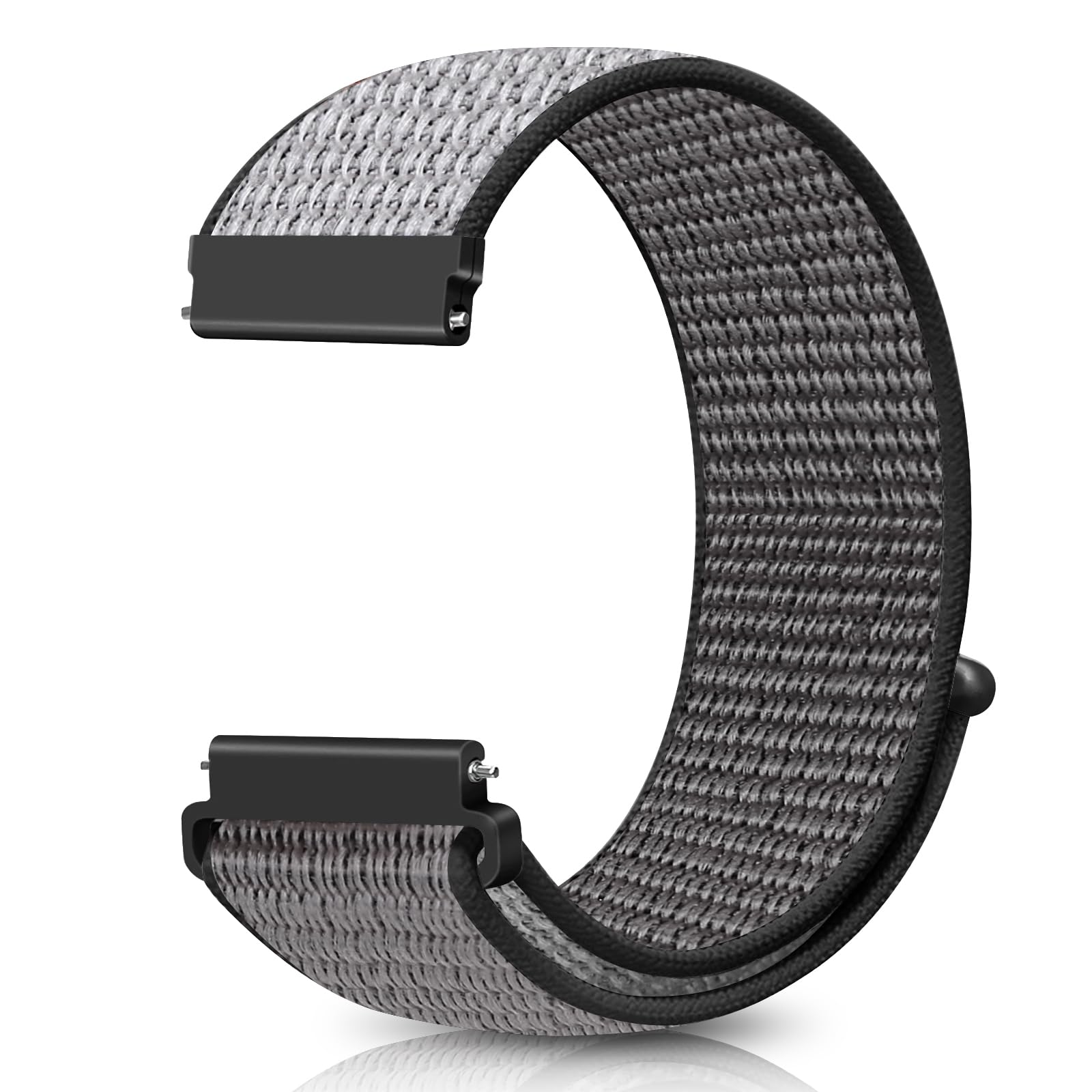 Photo 1 of 20mm Nylon Quick Release Band Compatible with Samsung Galaxy Watch 7 6 5 4 40mm 44mm/Garmin Vívoactive 6/5/3/3 Music/Forerunner 570 42mm/55/158/165/245/645/Amazift Active 2/Active/T-Rex 3 Pro 44mm