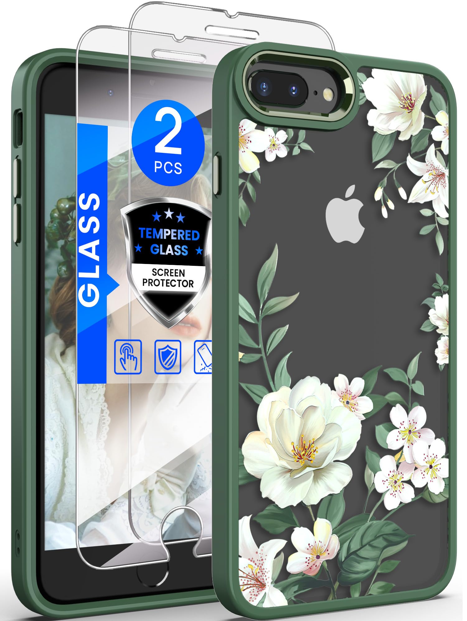 Dretal for iPhone 8 Plus Case, iPhone 7 Plus & 6