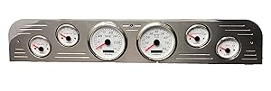 Dolphin Gauges 1967 1968 1969 1970 1971 1972 Truck 6 Gauge GPS Dash Cluster Panel Set White