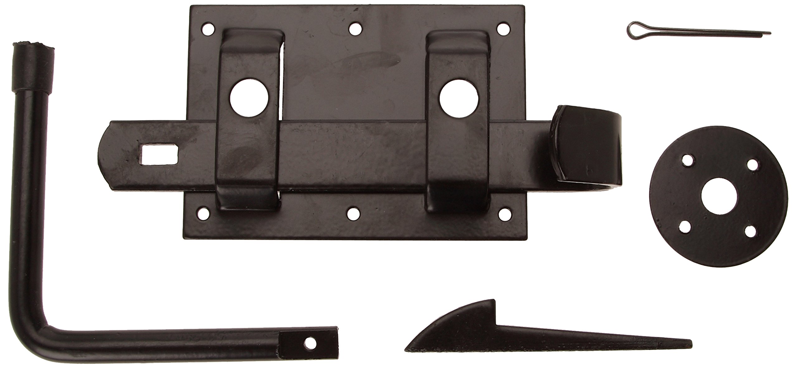 Suki 3249628 Gate Lock 180 x 85 mm Black Steel