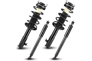 YOUXMOTO Front and Rear Complete Strut Assembly Shock Absorber Fits for Honda Civic Sedan 2006-2011, for Acura CSX 2006-2011. Replace 172287 172286 5609, 4PCS