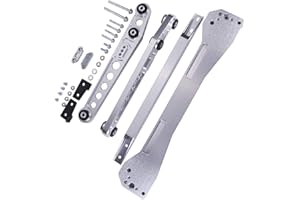 AOKAILI Al Rear Control Arm Subframe Brace Tie Bar Fit 1996 1997 1998 1999 2000 Honda Civic 1.6L Only(EK)