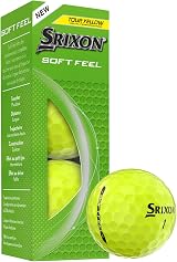 Srixon Soft Feel 14 Golf Balls Yellow White Ultra Soft Distance view 4