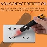 Asheyya 3 PCS Voltage Tester Pen Non-Contact 90V-1000V Flashlight Buzzer view 6