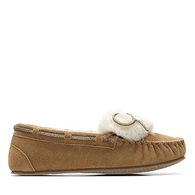 clarks ladies moccasin slippers