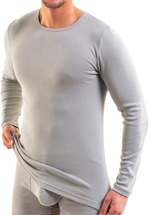 T-shirt Long Femme HERMKO 1325 - 100% Coton Bio, Coupe Ajustée, Longueur Supplémentaire Pour Porter Dessus/dessous - 8