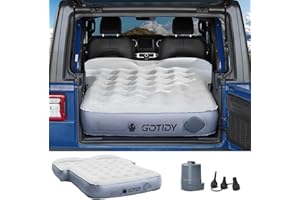 Gotidy Jeep Wrangler Air Mattress SUV Air Mattress, Inflatable Car Mattress, 10’ Full Size SUV Mattress with Built in Pump fo