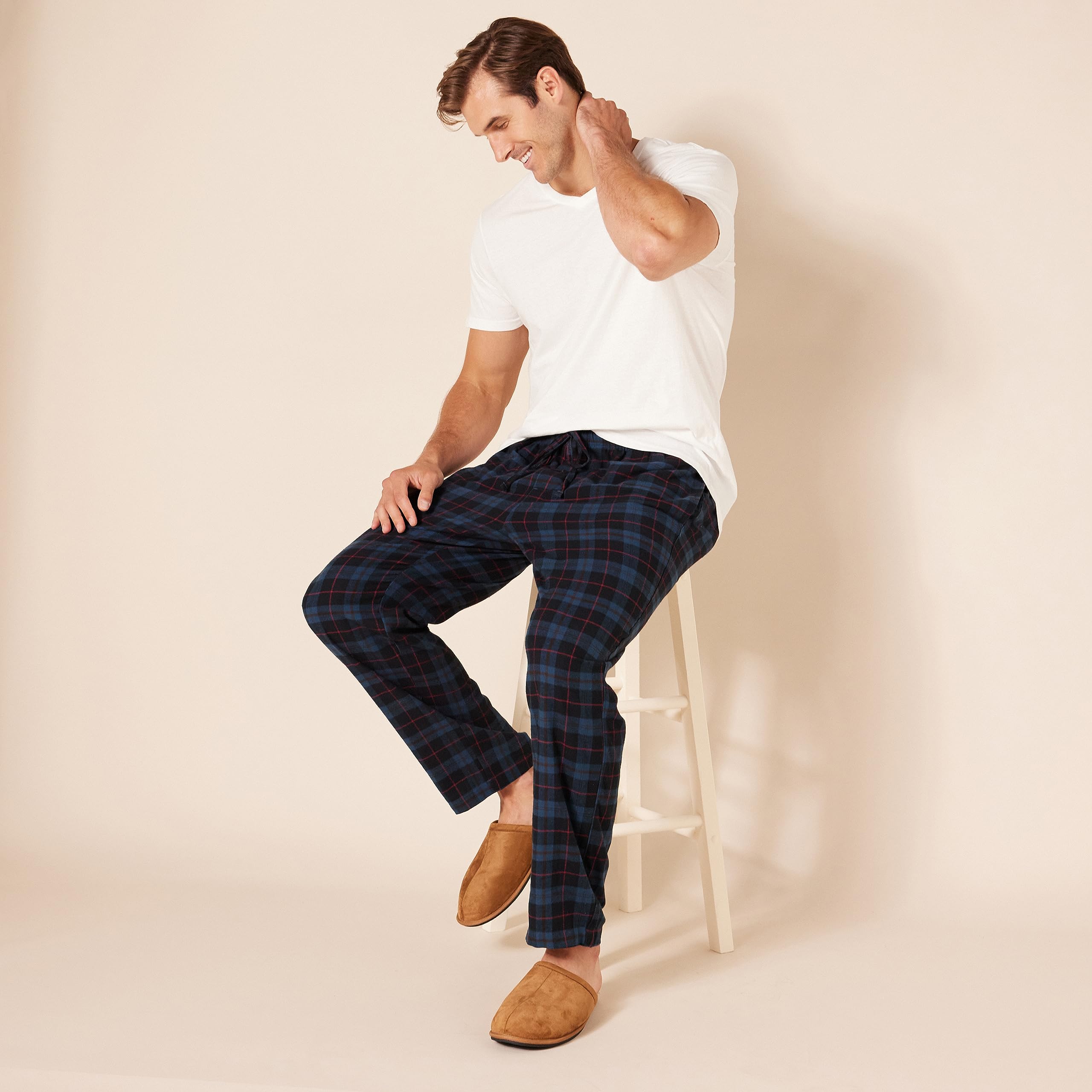 Amazon Essentials Men's Breathable Flannel Pajama Pant (Available in Big & Tall)