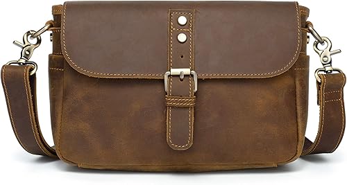 Amazon Lannsyne ショルダーバッグ メンズ 本革 サコッシュ メンズ ミニショルダーバッグ Ipadmini対応 軽量 カジュアルバッグ 斜め掛け 通勤 カジュアル 自転車 多用途 ブラウン Lannsyne ショルダーバッグ
