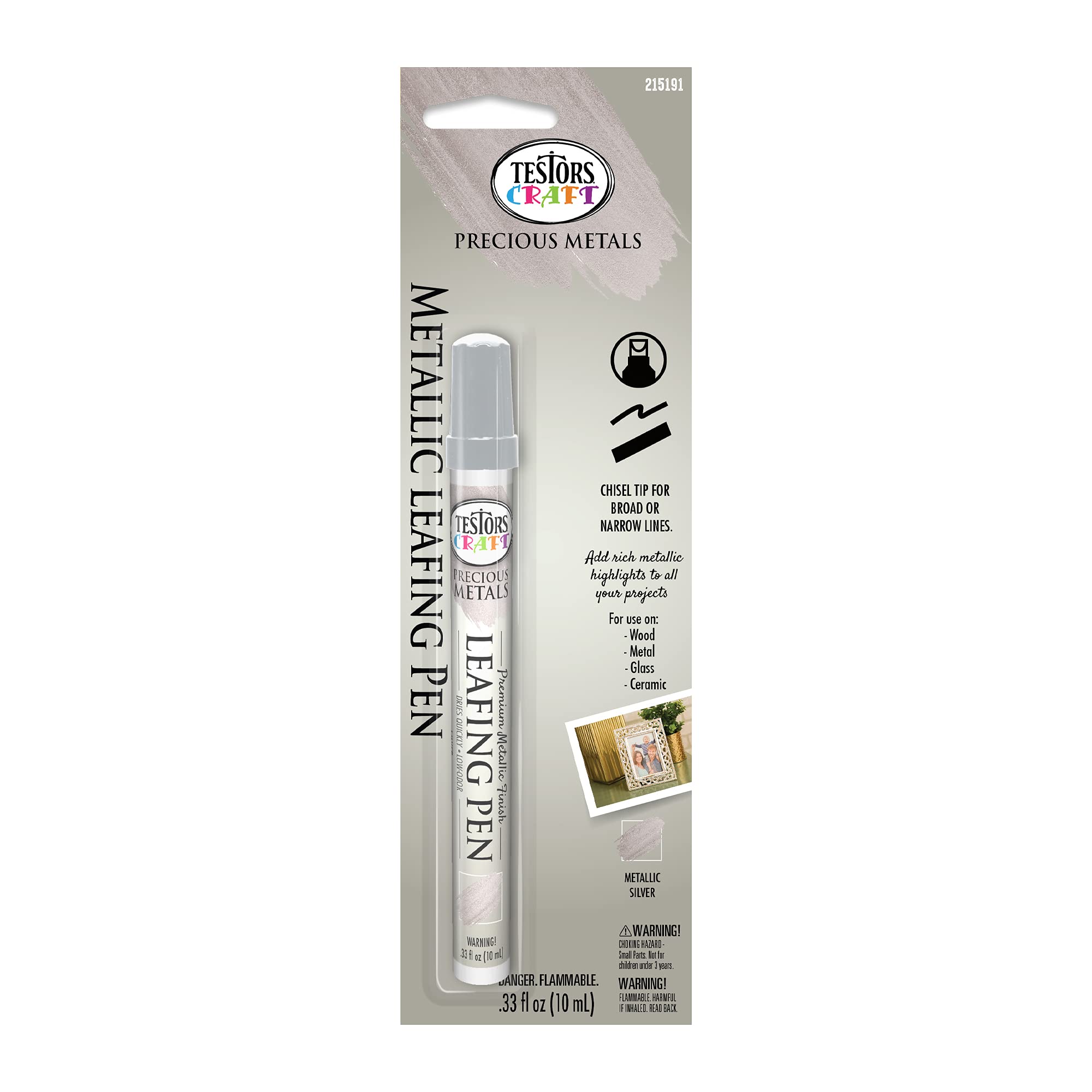 Rust-Oleum Metallic Leafing Pen - Silver