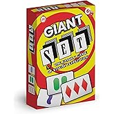 Set Giant Card Games for Kids - Jumbo Playing Cards, Matching Game, Learning Games, Fun Family Games, Game Night, Travel Games, Multi-Player Card Game of Visual Perception, Ages 6+