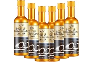 ClearLover Auto Parts Engine Boost Up Cleaner Catalytic Converter Cleaner Fuel System Treatment Additive for Gasoline and Diesel Car (6Pcs)