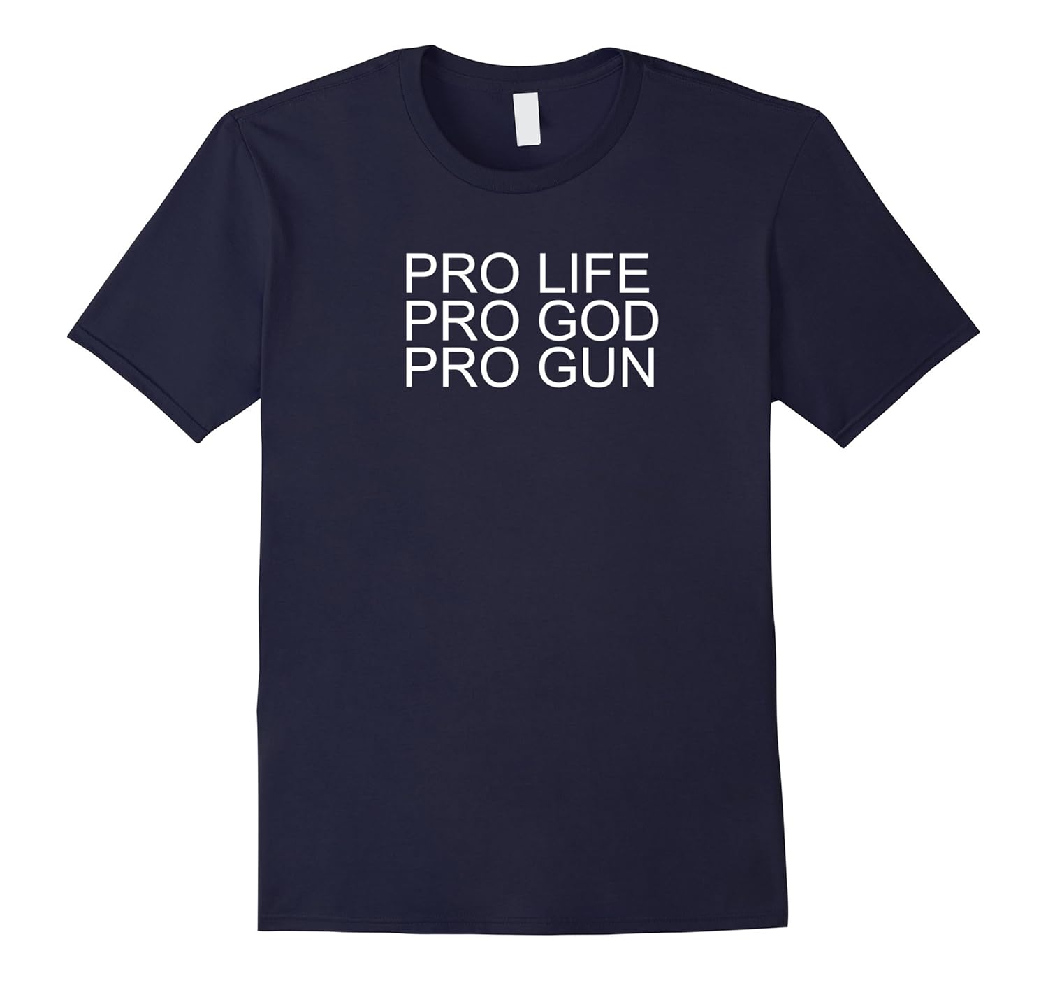 Pro Life Pro God Pro Gun T Shirt Pro 2nd Amendment Tee-ANZ