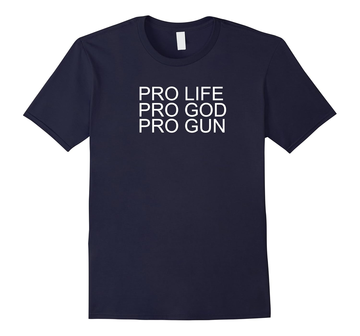 Pro Life Pro God Pro Gun T Shirt Pro 2nd Amendment Tee-Rose