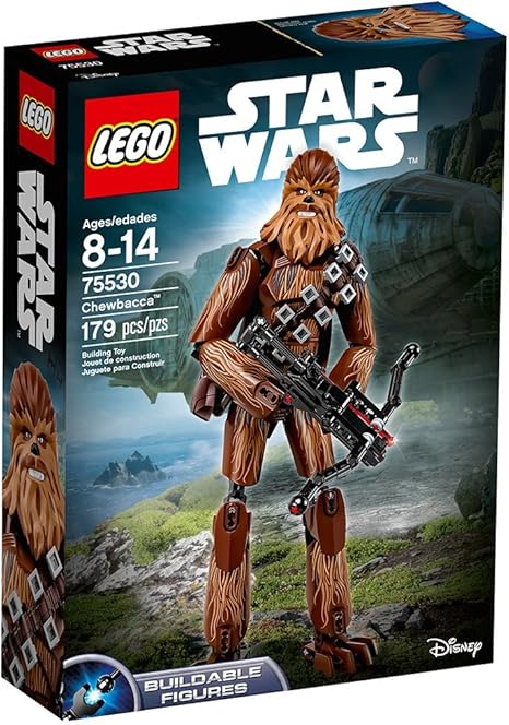 lego chewbacca buildable figure
