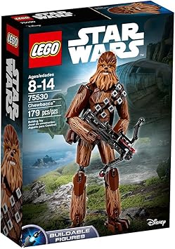 lego chewbacca buildable figure