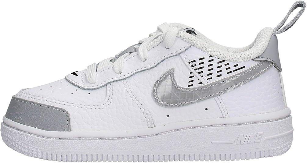 Amazon.com | Nike Force 1 Lv8 2 Toddler Ck0830-100 Size 5 White/Wolf Grey-Black | Sneakers