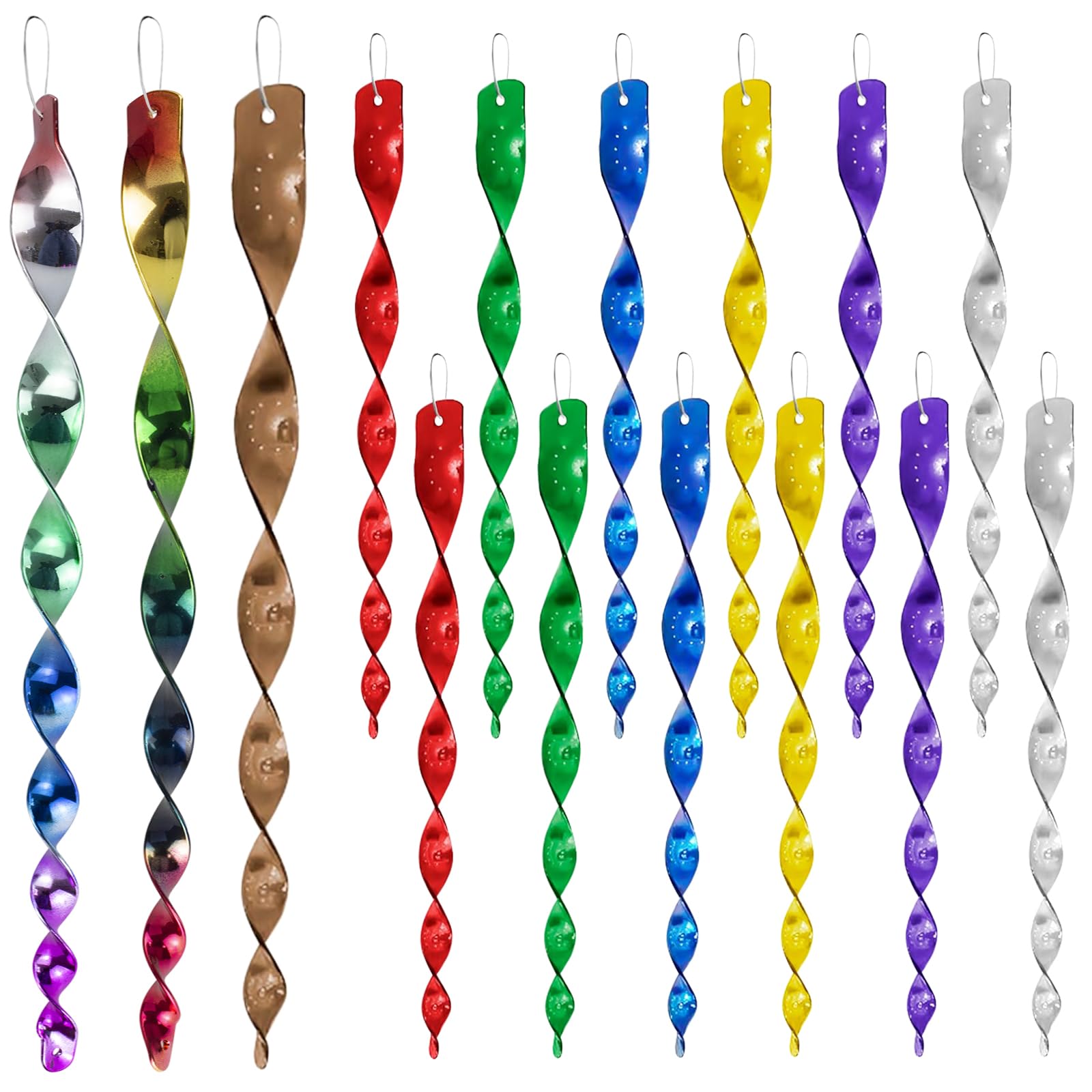 KIPTVO 15 PCS Reflective Bird Deterrent, Bird Scarers for Gardens, Pigeon Deterrent, Bird Deterrents for Gardens, 30cm Hanging Garden Decorations, for Patio, Garden, Countryside