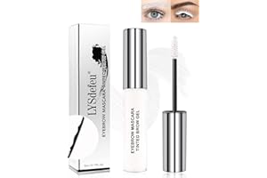 LYSDEFEU Eyebrow Mascara Gel-1Pcs Longlasting Waterproof Smudgeproof White Tinted Eyebrow Glue Colored Liquid Mascara Brow Gel,Tinted Brow Filler,Curling Tubing Mascaras,Halloween Eye Makeup Gift for Women-10