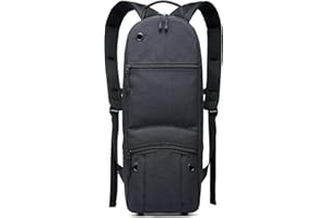 iGuerburn Oxygen Tank Backpack Size D, Portable Oxygen Backpack for D/M15 JD/M22 Cylinder Bag O2 Tank Carrier Holder for Travel (Black)