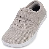 WHITIN Toddler/Little Kids Wide Toe Box Barefoot Shoes + Minimalist Sneakers for Boys Girls + Zero Drop Sole