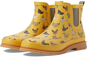 Western Chief Women's Waterproof Chelsea Ankle Rain Boot with Elastic Gore and Rubber Lug Outsole – Stylish and Functional for Rainy Days