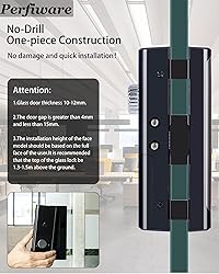 Smart Glass Door Locks,Perfiware Biometric