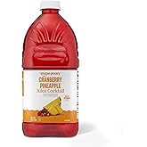 Amazon Grocery, Cranberry Pineapple Juice Cocktail, 64 Fl Oz