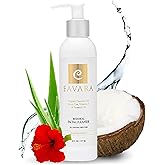 Eavara Organic Face Wash - Anti-Aging, Hydrating, Gentle Daily Cleanser for Women and Men with Coconut Oil, Aloe Vera, Activated Charcoal, and Vitamin C and E