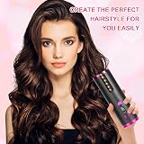 Caifu Automatic Hair Curler Cordless USB LCD Display 6 Heat 6 Timer view 6