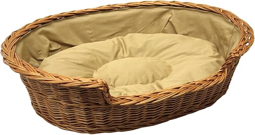 extra large wicker dog basket
