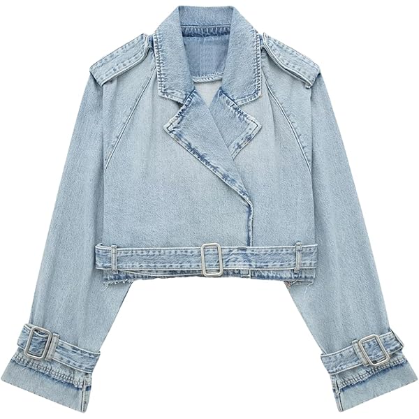 ジャケット・アウター New Classic Belted Denim Jacket Her lip to on X: 