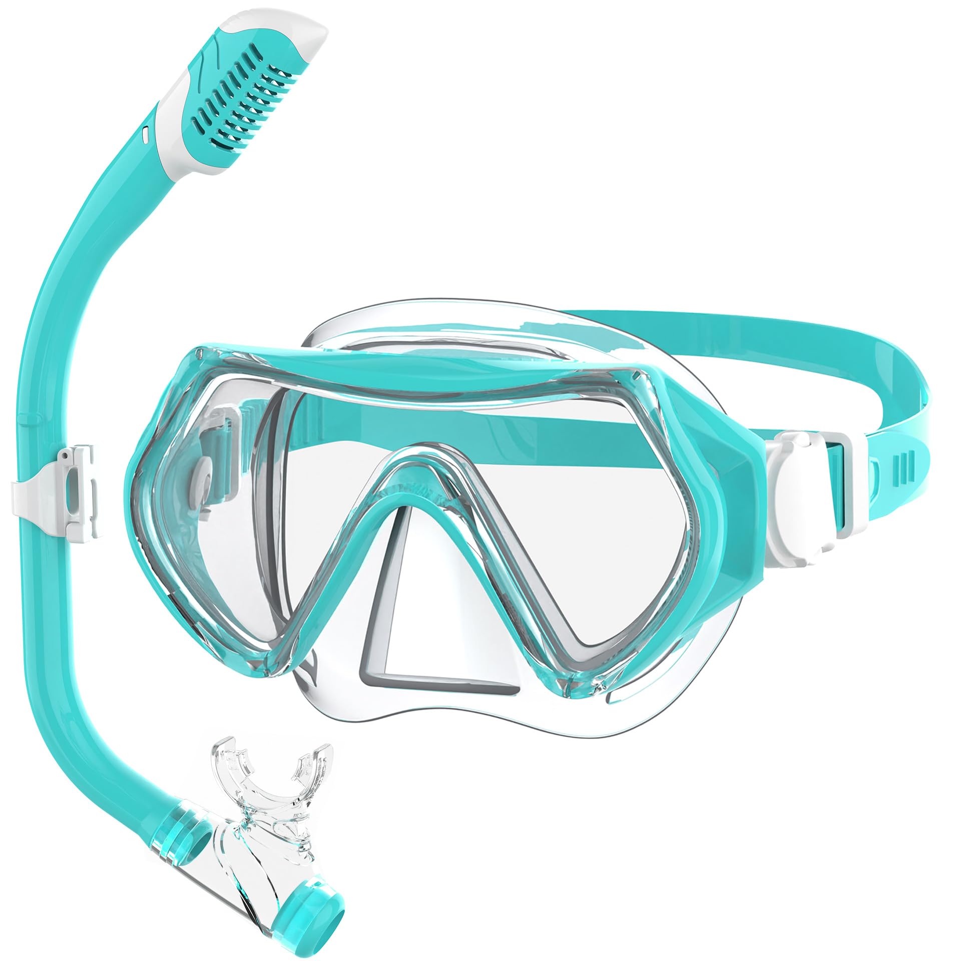 Findway Snorkel Mask for Kids,Swimming Goggles Kids for Boys Girls Youth Children Diving Mask with Nose Cover,No Leak Anti Fog Waterproof 180°Clear View Swim Goggles for Age 5-16 Years