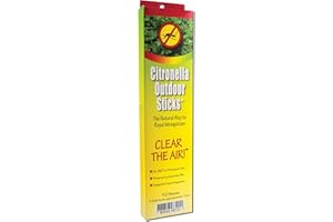 NEEMAURA Neem Aura Naturals Outdoor Citronella Sticks, 10 Count