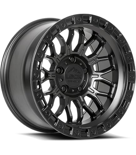 Amazon.com: Lock Offroad Lunatic 17x9 6x139.7-12et 106.2 Matte