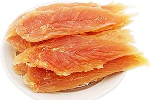 Pawant Chicken Jerky for Dogs Treats Training Snacks Dog Chew Treats Rawhide Free for Small and Large Dog 1lb/454g