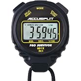 ACCUSPLIT Pro Survivor - A601X Stopwatch, Clock, Extra Large Display